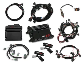 2013-2015.5 Ford Coyote Ti-VCT HP EFI Kit, NTK O2, USCAR INJ Ford Coyote Ti-VCT HP EFI ECU and Ti-VCT Controller Kit with Power Harness, Main Harness, Coil Harness, Injector Harness and Sensors includes NTK Oxygen Sensor