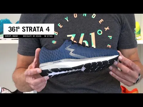 361 Strata 4 Poseidon Mens Running Shoes