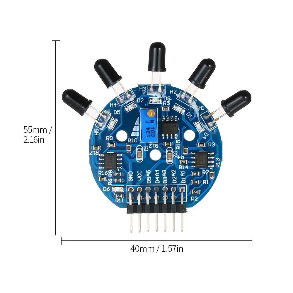 5-Channel Flame Sensor Module