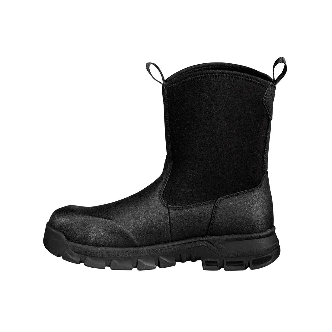 9" Kentwood Waterproof Wellington Pull-On Steel Toe Work Boot Black