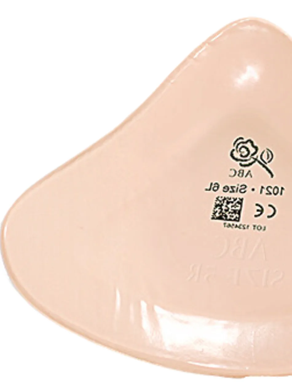 ABC Asymmetric Ultra Light Form Lightweight Form Blush | Blush Asymmetric Breast Form | Ultra Lightweight Breast Prosthesis