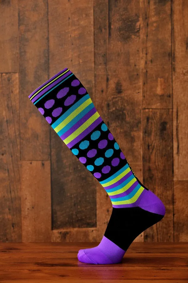 ACHI | Performance Compression Socks | Rockin' Dot | 15 – 20 mmHg