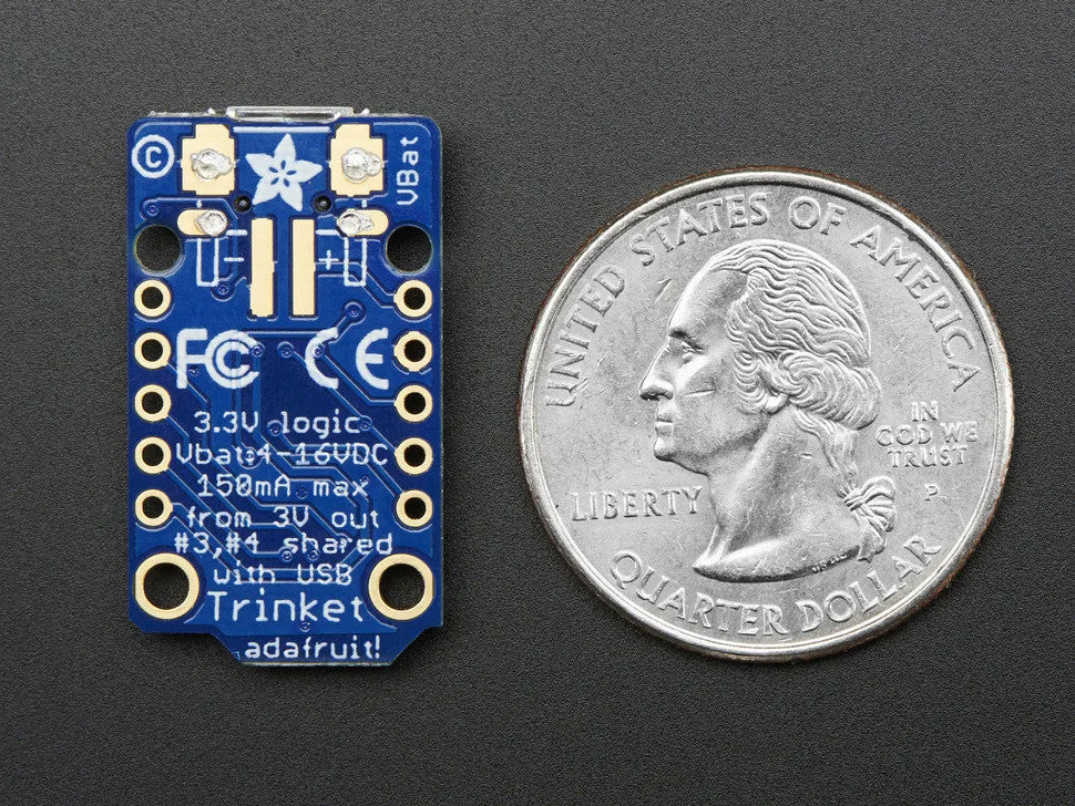 Adafruit Trinket - Mini Microcontroller - 3.3V Logic