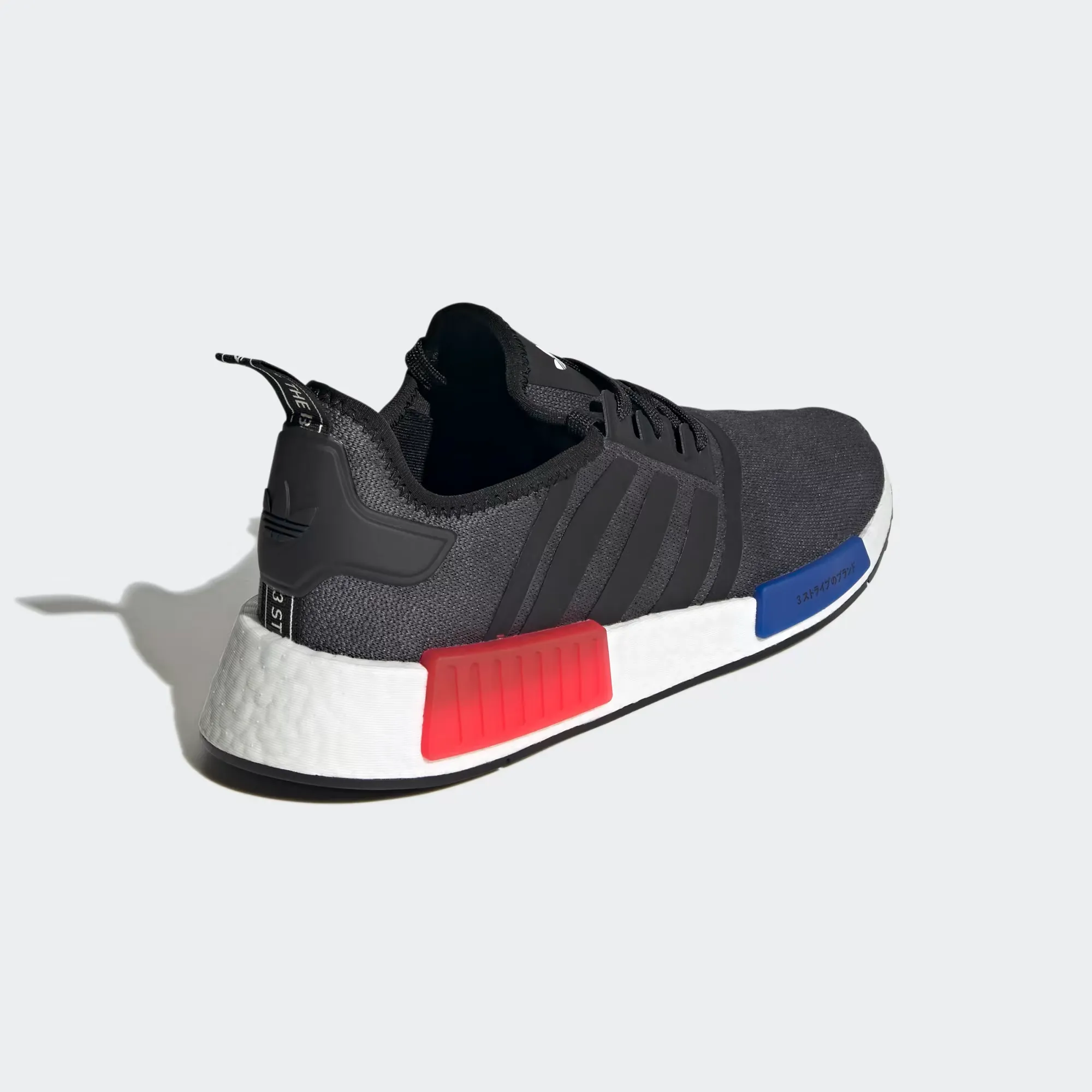 Adidas Men's NMD R1 Shoes - Core Black / Semi Lucid Blue / Glory Red