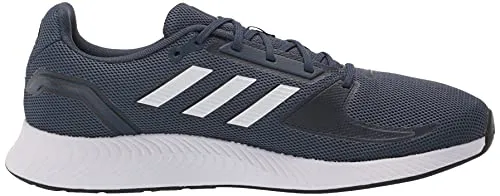 adidas Men's Runfalcon 2.0 Trail Running Shoe, Navy/White/Ink, 9.5