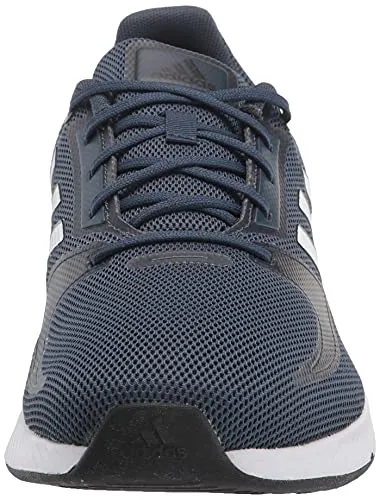 adidas Men's Runfalcon 2.0 Trail Running Shoe, Navy/White/Ink, 9.5