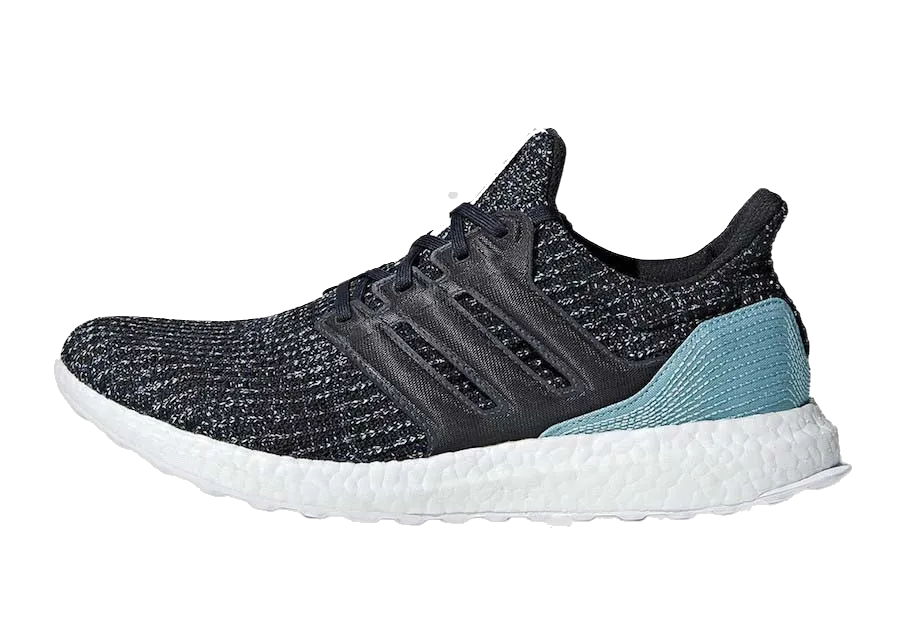 Adidas Men's Ultra Boost 4.0 Parley Shoes - Carbon / Blue Spirit