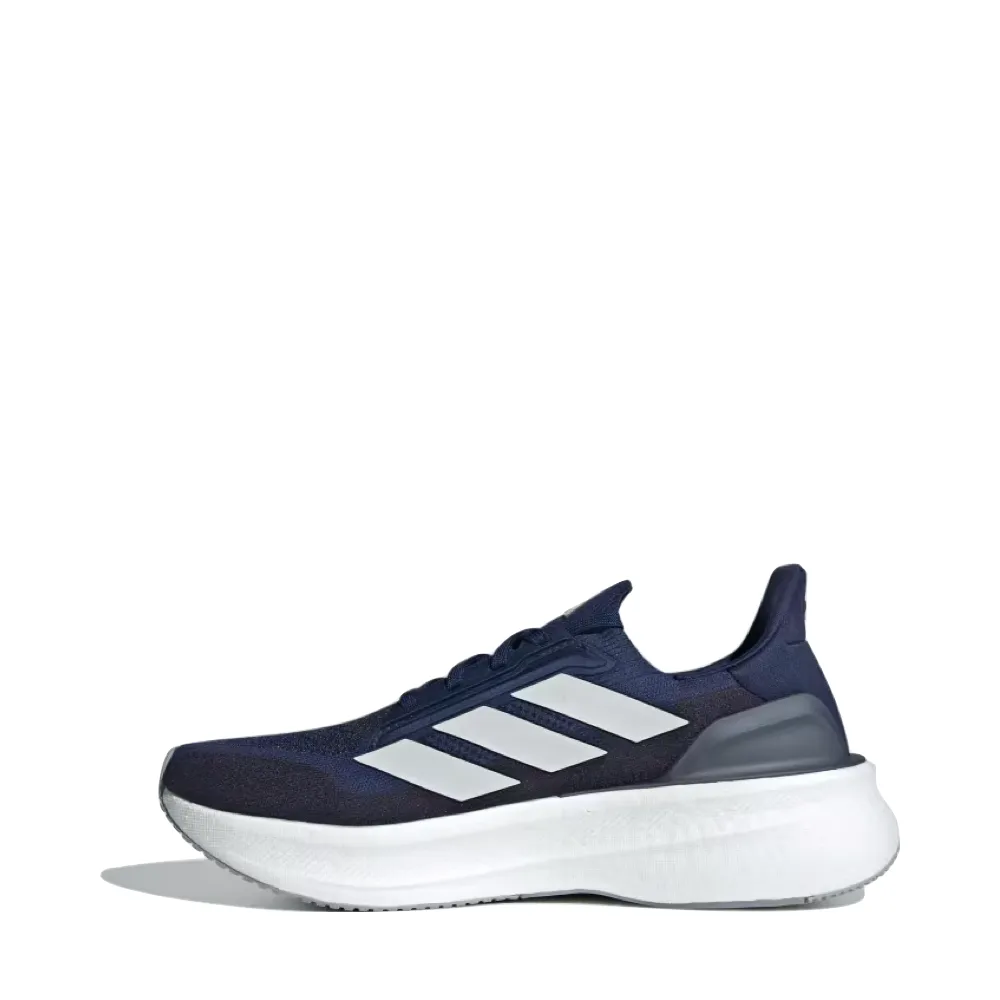 Adidas Men's Ultraboost 5X Sneaker in Dark Blue/Cloud White/Halo Silver