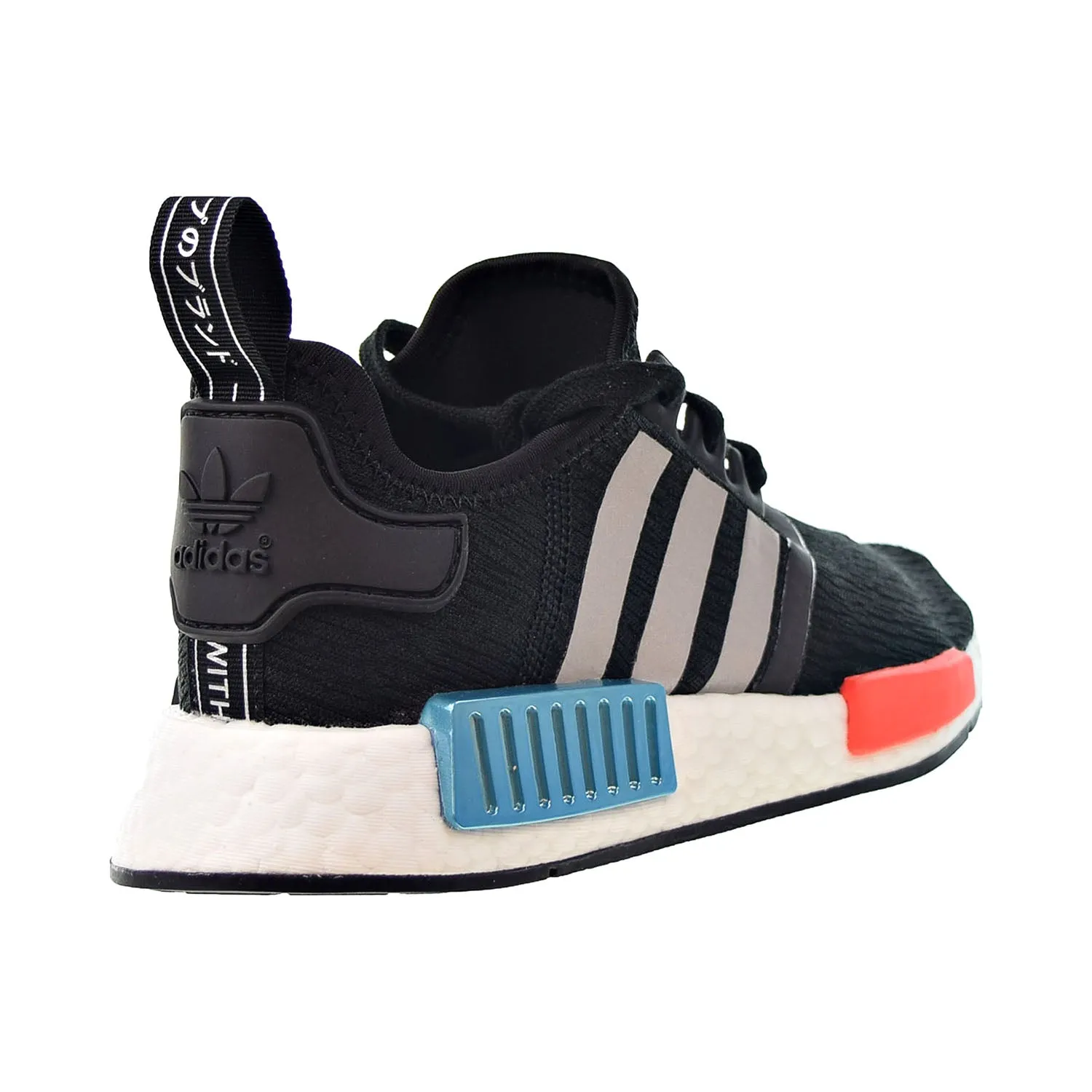 Adidas NMD_R1 Men's-Big Kids' Shoes Black-Blue-White