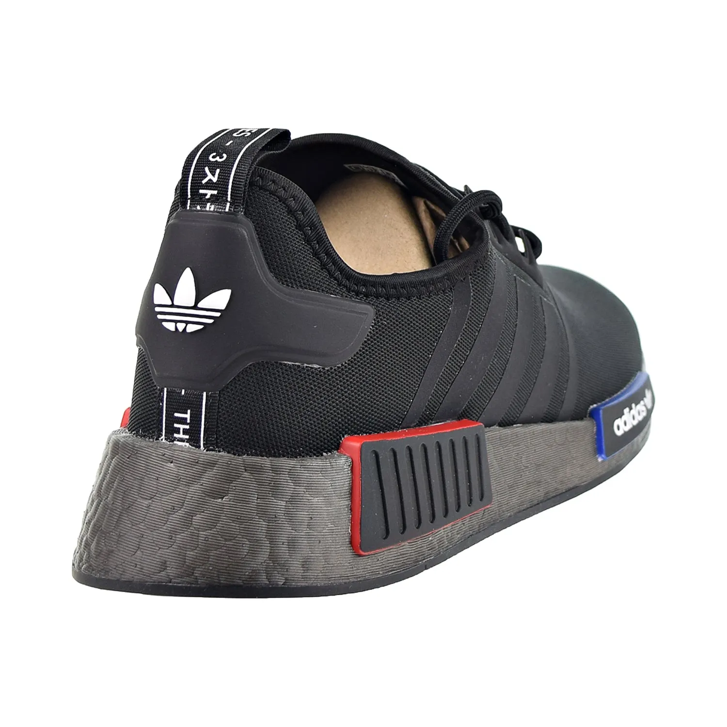 Adidas NMD_R1 Men's Shoes Core Black/Red/Blue/Grey Five