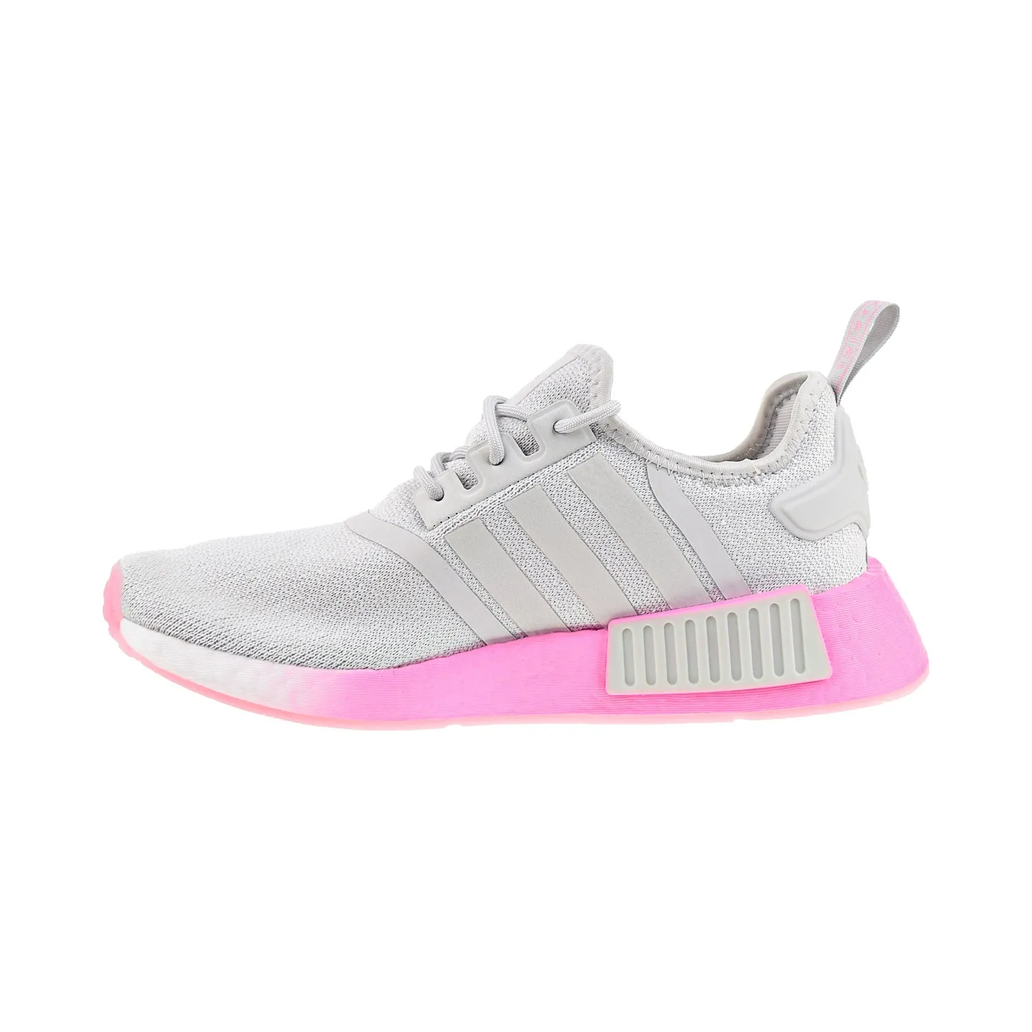 Adidas NMD_R1 Women's Shoes Grey One-Bliss Pink-Cloud White