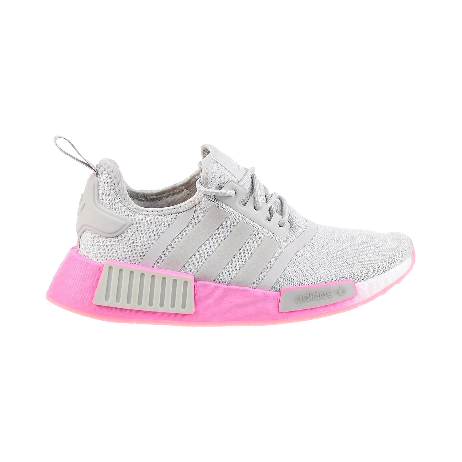 Adidas NMD_R1 Women's Shoes Grey One-Bliss Pink-Cloud White