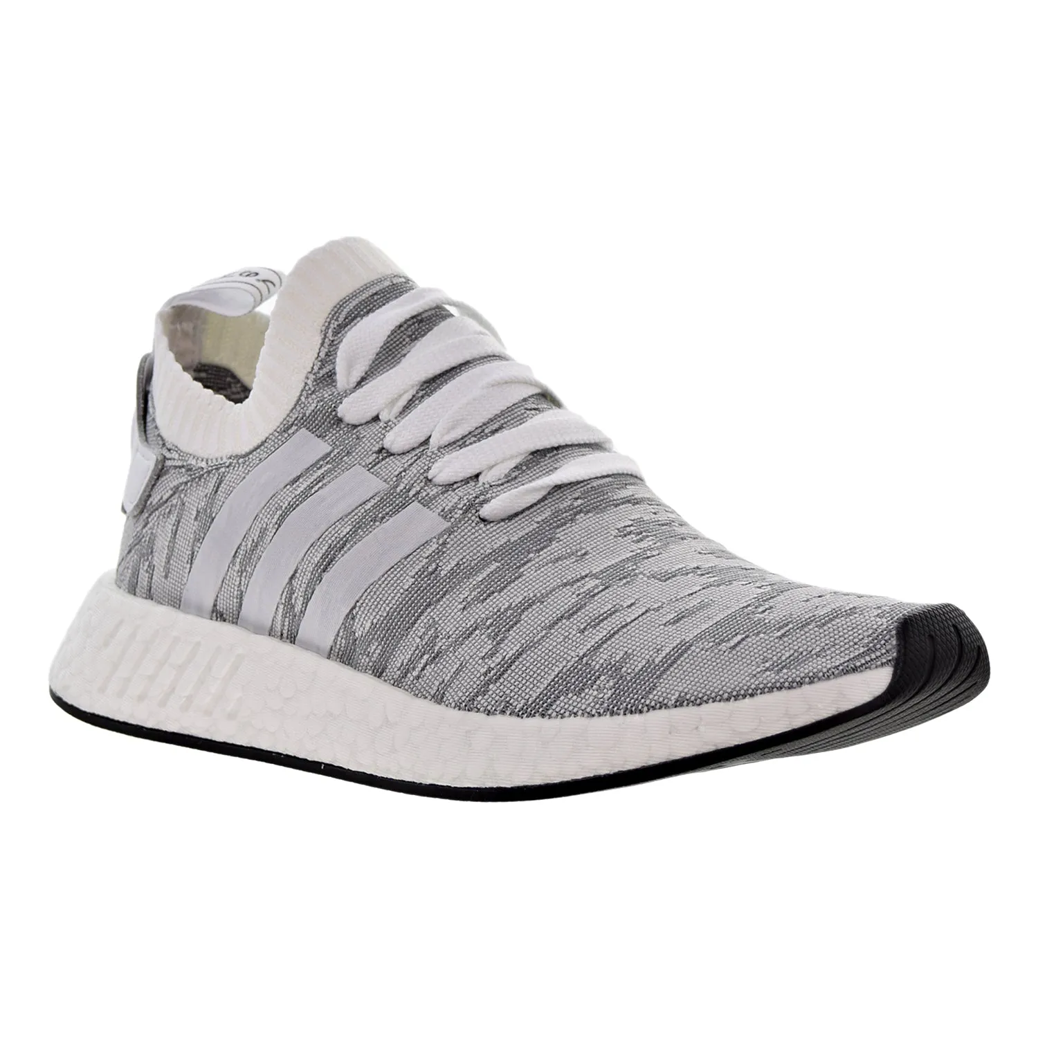 Adidas NMD_R2 PrimeKnit Men's Shoes Running White/Core Black