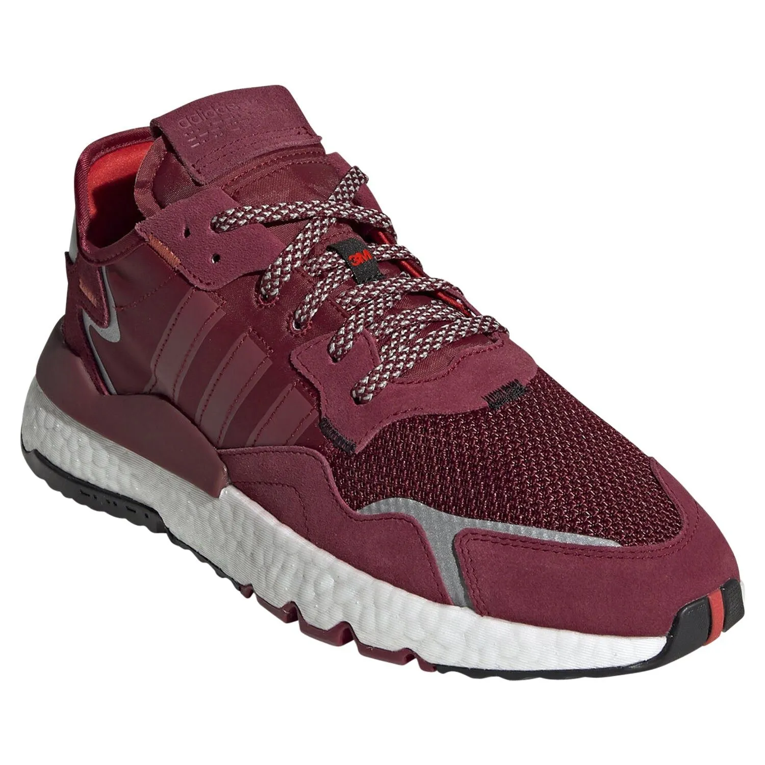 adidas Originals x 3M Nite Jogger Shoes - Collegiate Burgundy