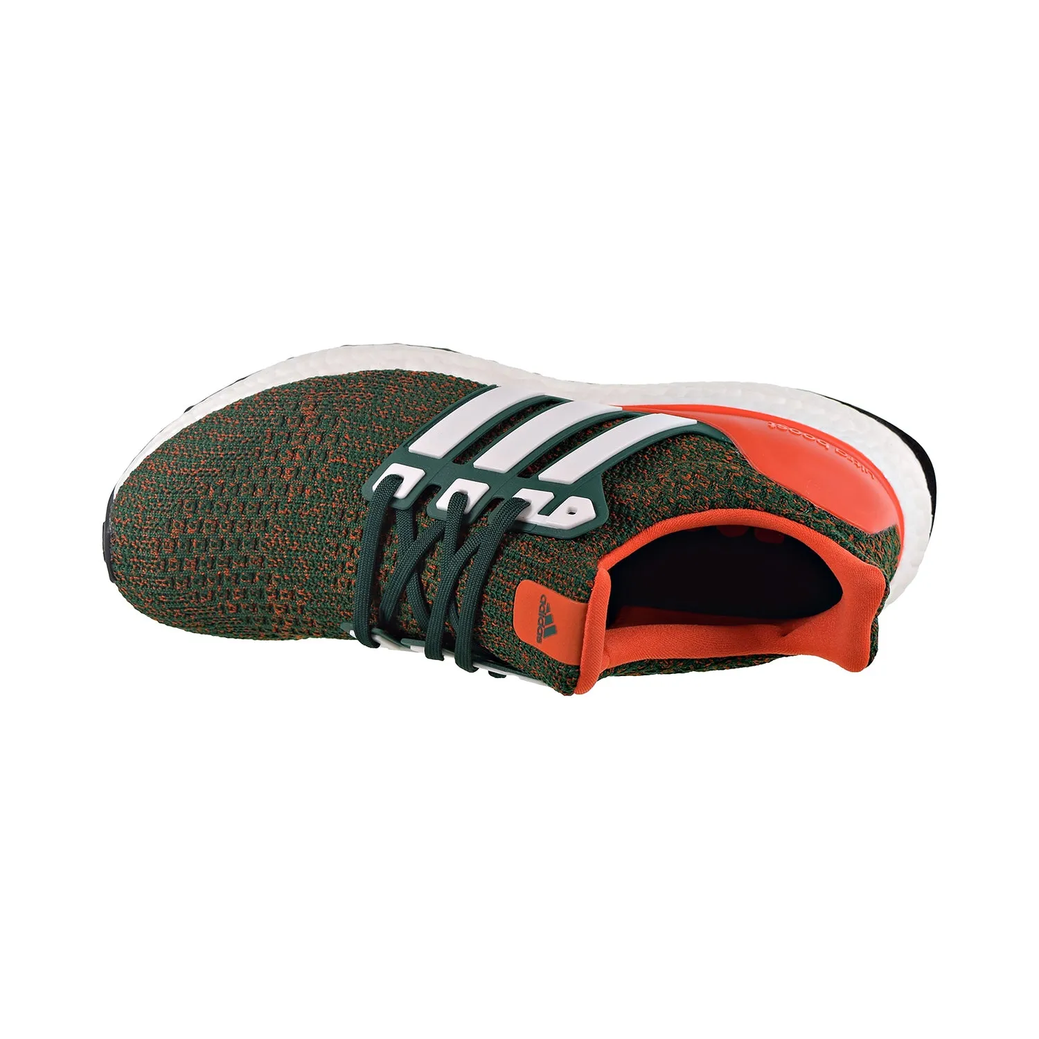 Adidas Ultraboost Men's Shoes Dark Green/Cloud White/Collegiate Orange