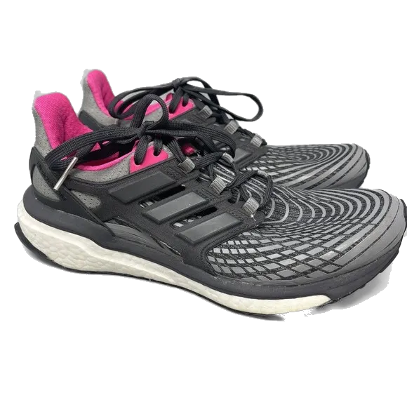 Adidas Women's Energy Boost Shoes - Gray / Pink