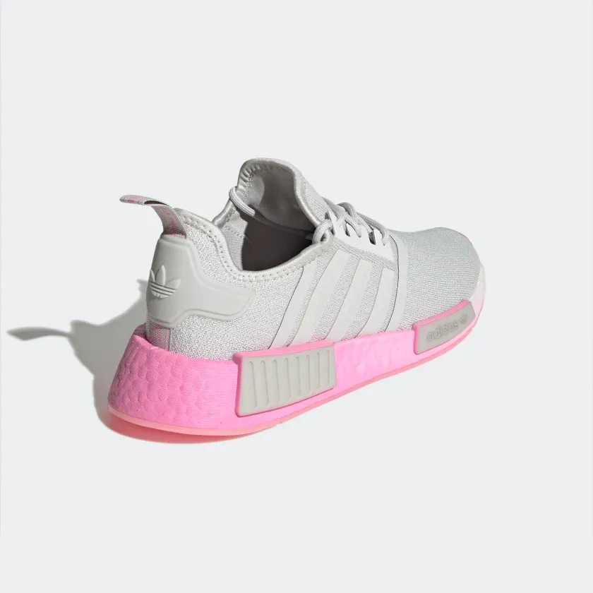 Adidas Women's NMD R1 Shoes - Grey One / Bliss Pink / Cloud White