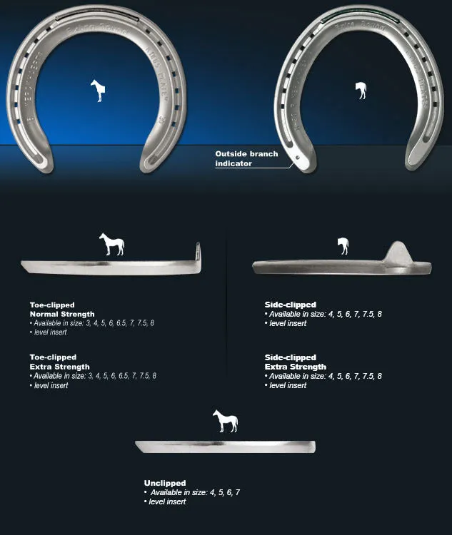 Aluminium Horseshoe by Kerckhaert