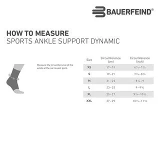 BAUERFEIND - SPORT ANKLE SUPPORT DYNAMIC