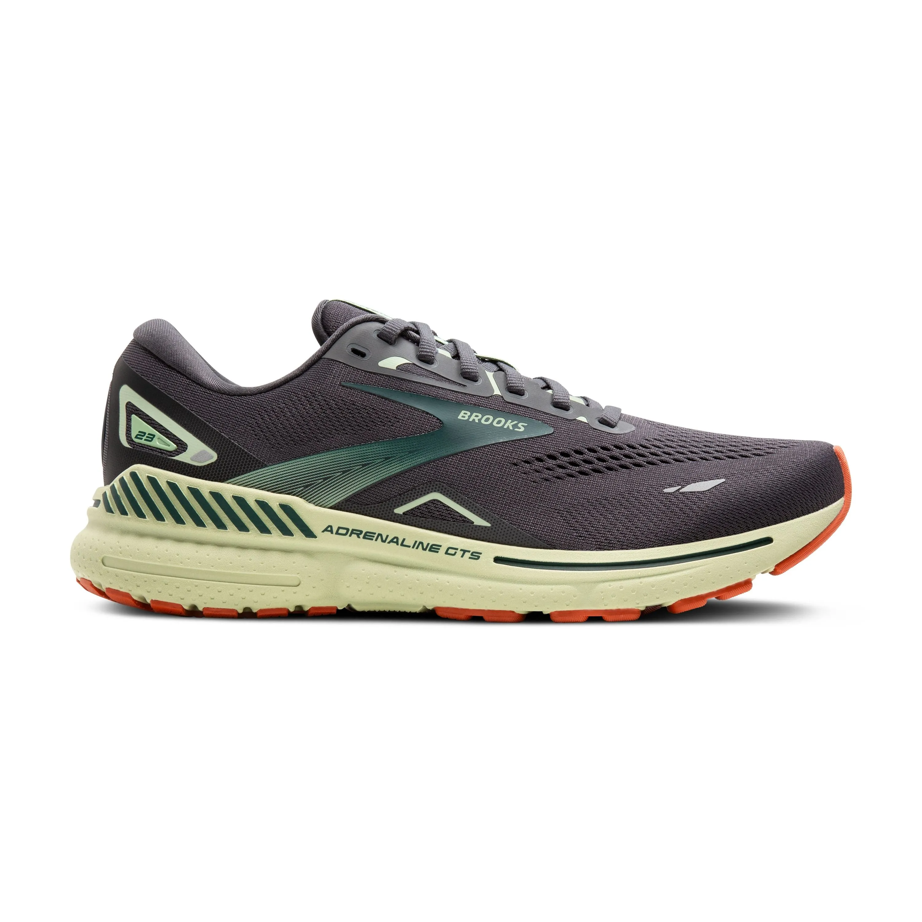 Brooks | Adrenaline GTS 23 | Men's | Ebony/Smoke Green/Clay