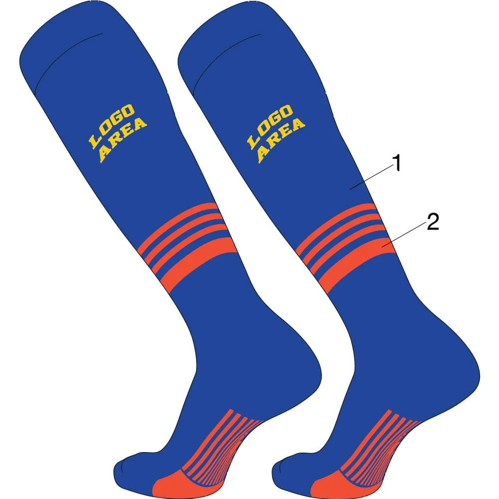 Custom Diamond Builder Baseball Socks Pattern 5