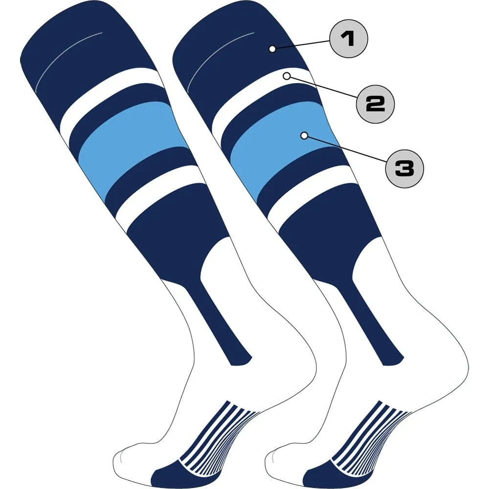 Custom Dugout Baseball Stirrup Socks - Pattern E