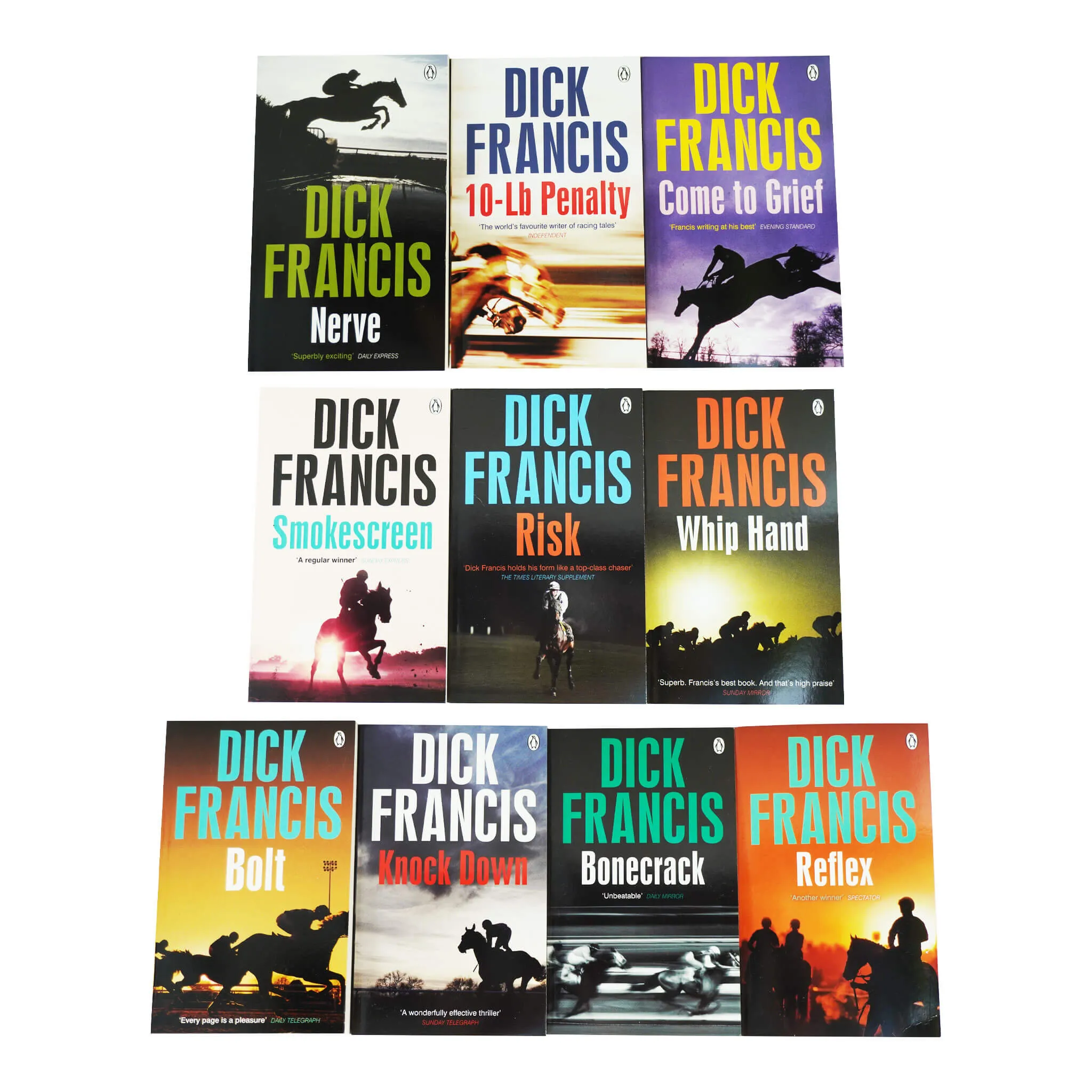 Dick Francis Thriller Collection 10 Books Set - Fiction - Paperback