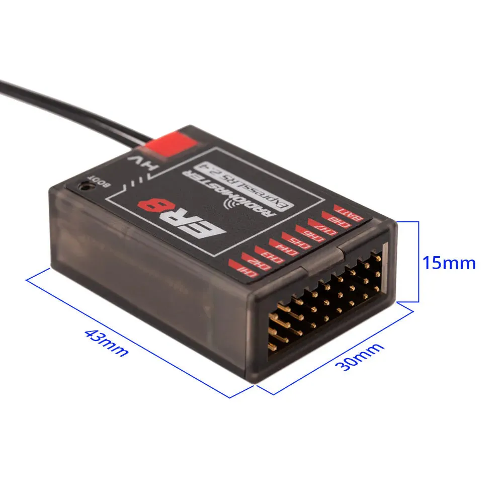 ER8 2.4ghz PWM ExpressLRS 8 Channel receiver