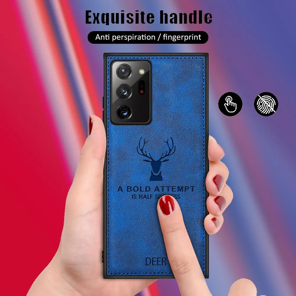 Galaxy Note 20 Ultra Deer Pattern Inspirational Soft Case