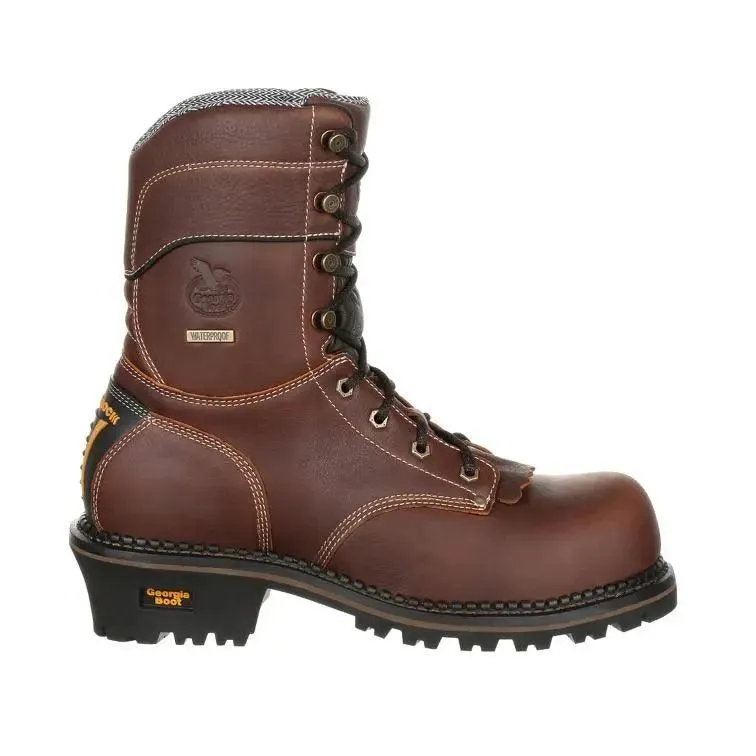 Georgia Boot AMP LT Logger Composite Toe Waterproof Work Boot GB00236