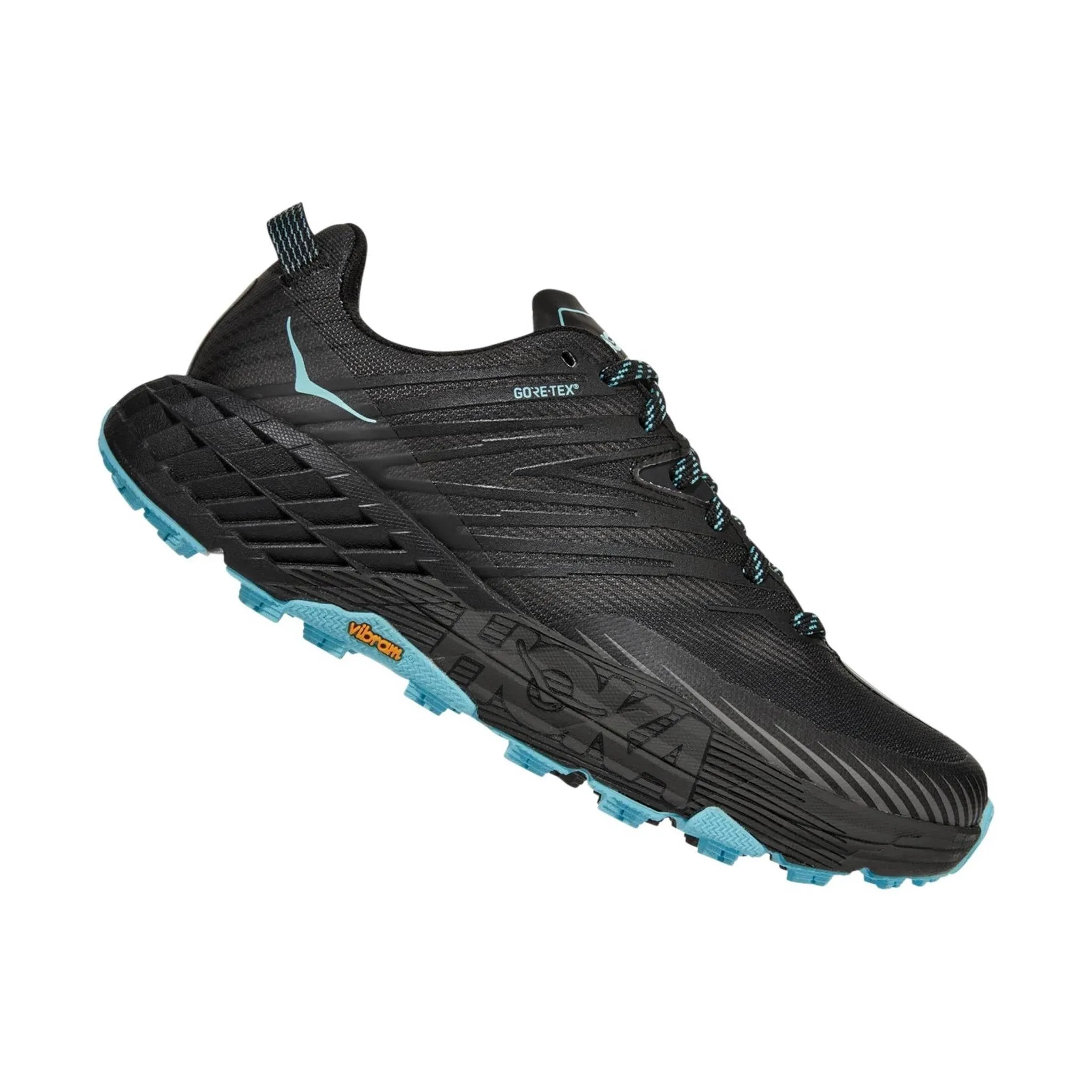 HOKA Women's Speedgoat 4 GTX - Anthracite/Dark Gull Grey