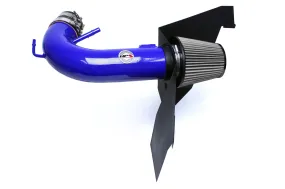 HPS Blue Shortram Air Intake   Heat Shield for 2015-2017 Ford Mustang GT V8 5.0L