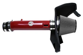 HPS Red Shortram Air Intake   Heat Shield for 2011-2014 Ford Mustang 3.7L V6