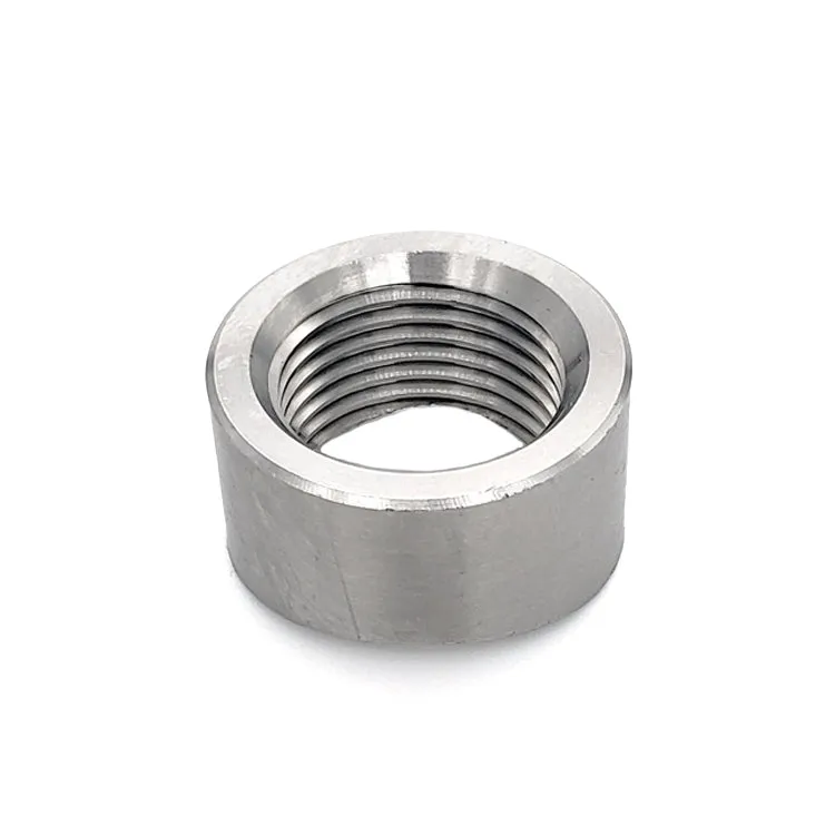 M18 x 1.5 O2 Sensor Bung - Coped for 3.000"-5.000" OD Tube - 304 Stainless