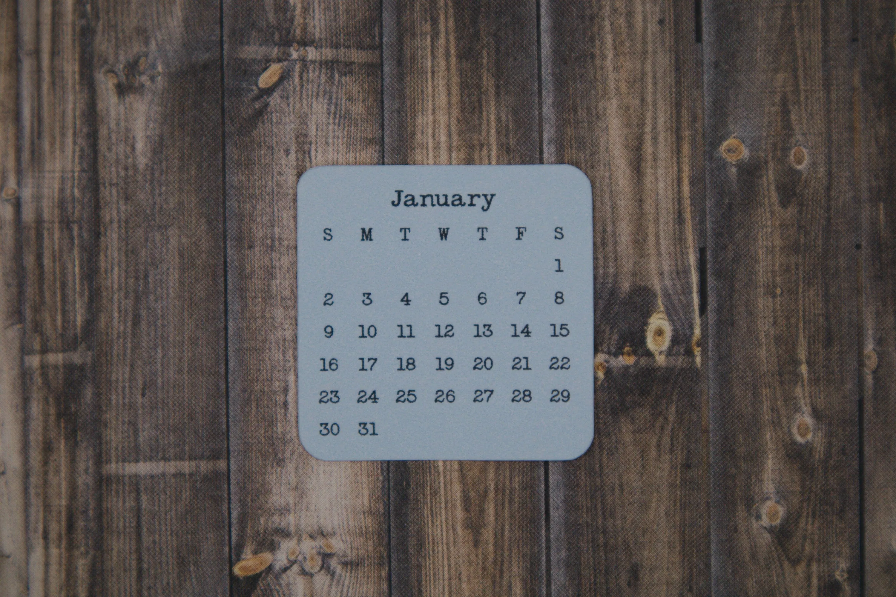 Micro Calendar Stickers