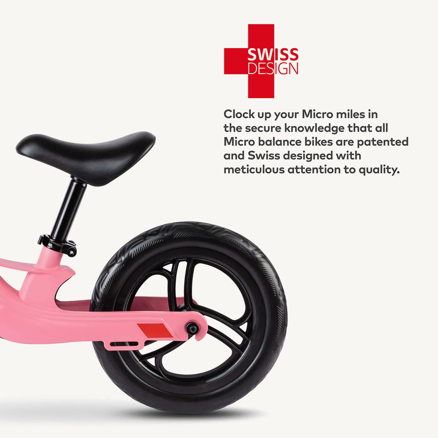 Micro Scooters Ultra Lightweight Balance Bike - Pink