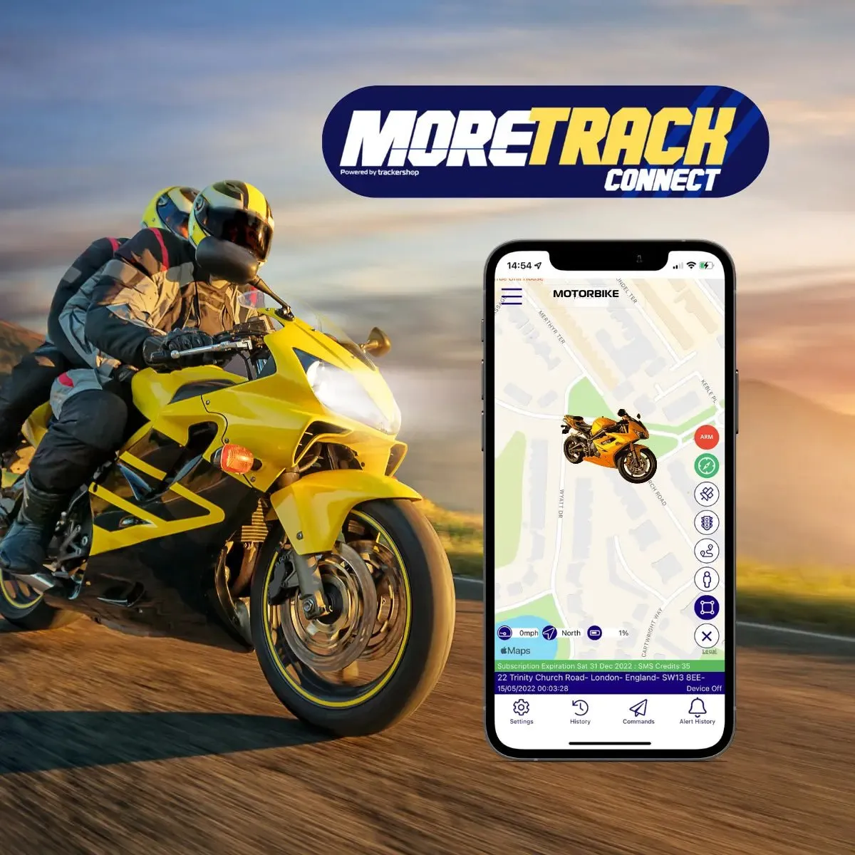 MoreTrack Motorcycle Vehicle Tracker