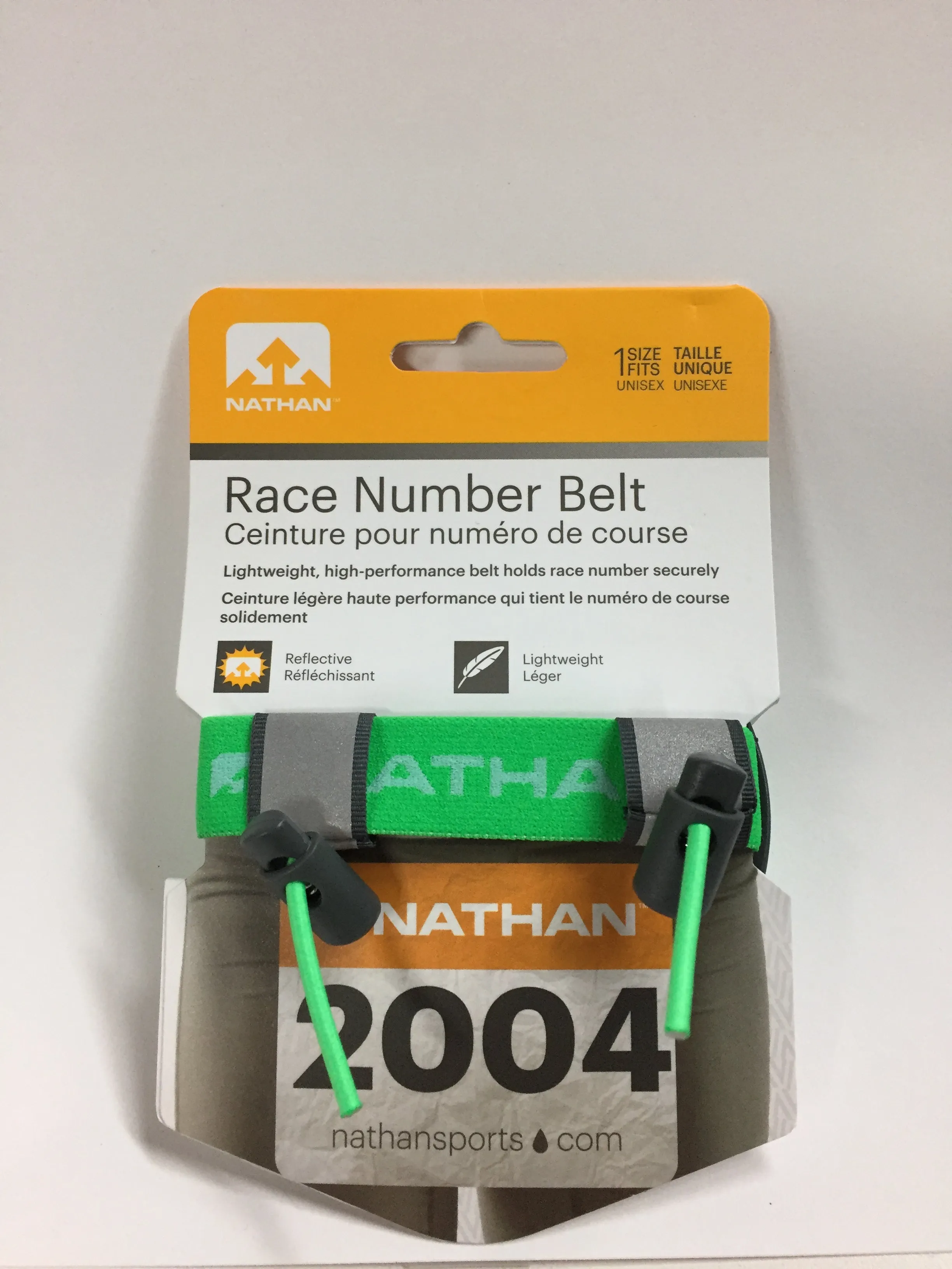 Nathan Race Number Belt