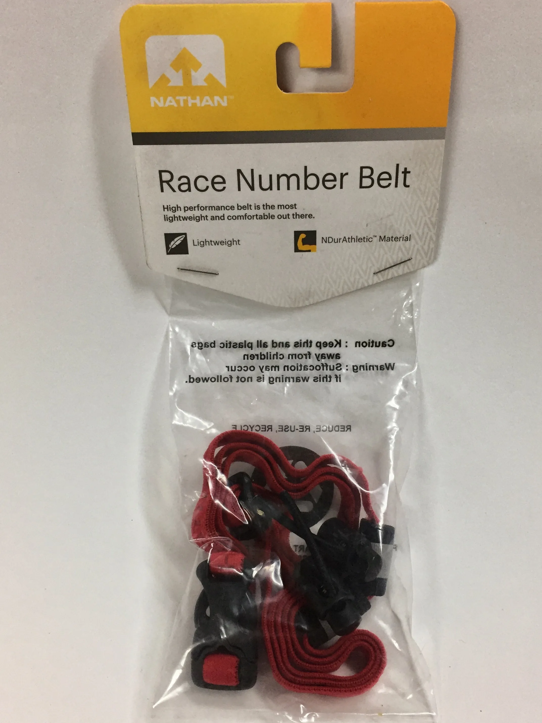 Nathan Race Number Belt