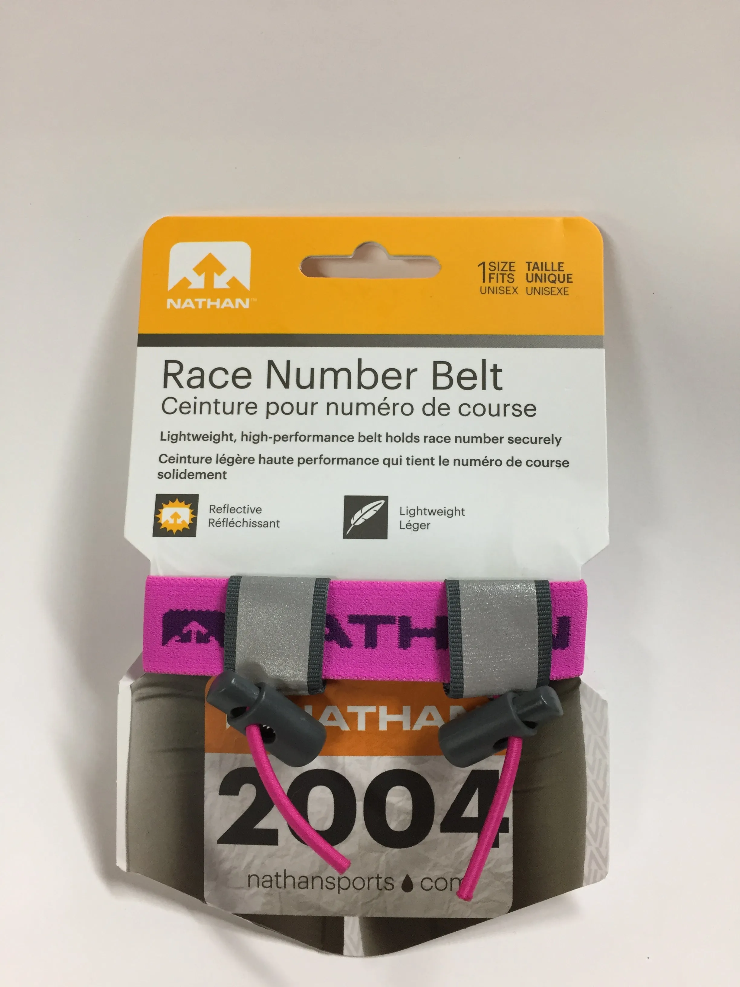 Nathan Race Number Belt