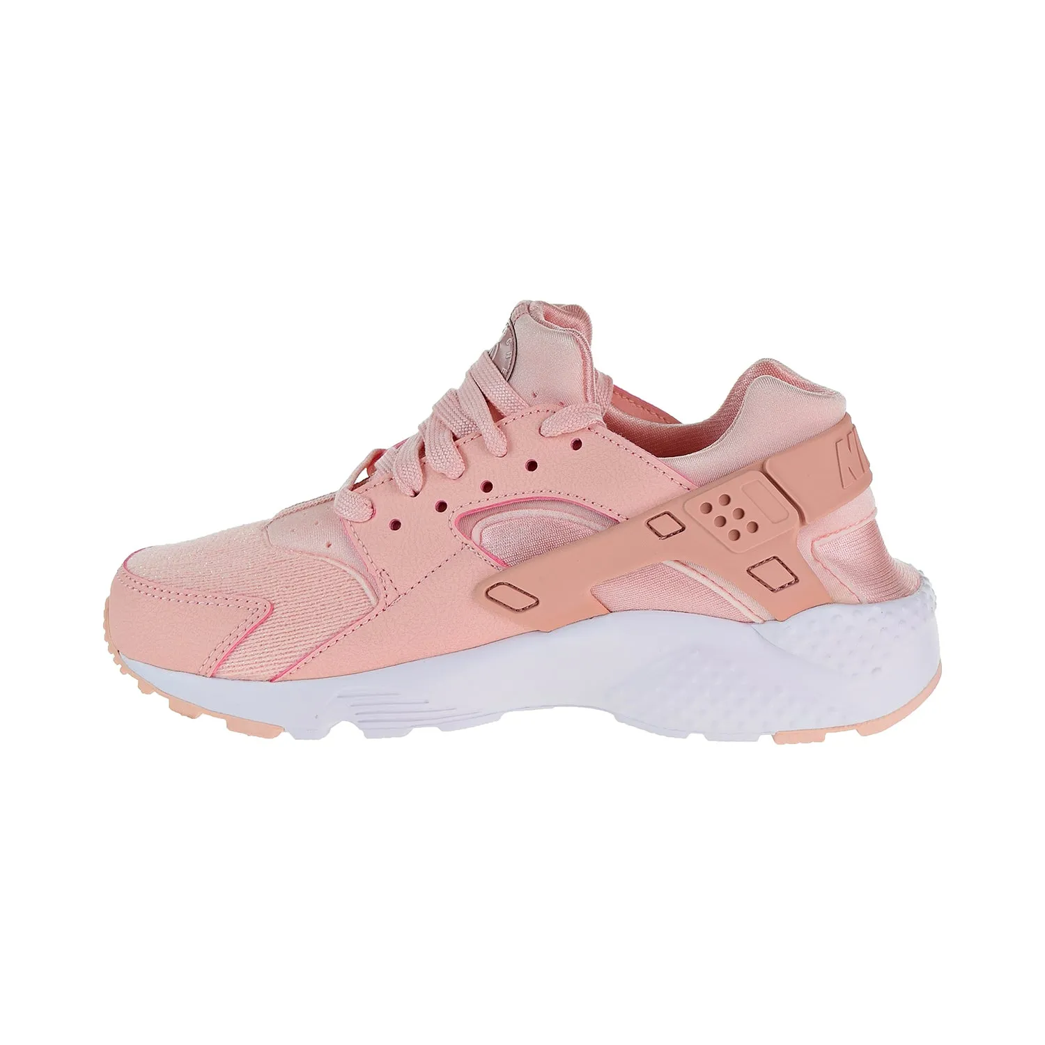 Nike Huarache Run SE Big Kids Shoes Storm Pink/Rust Pink/White