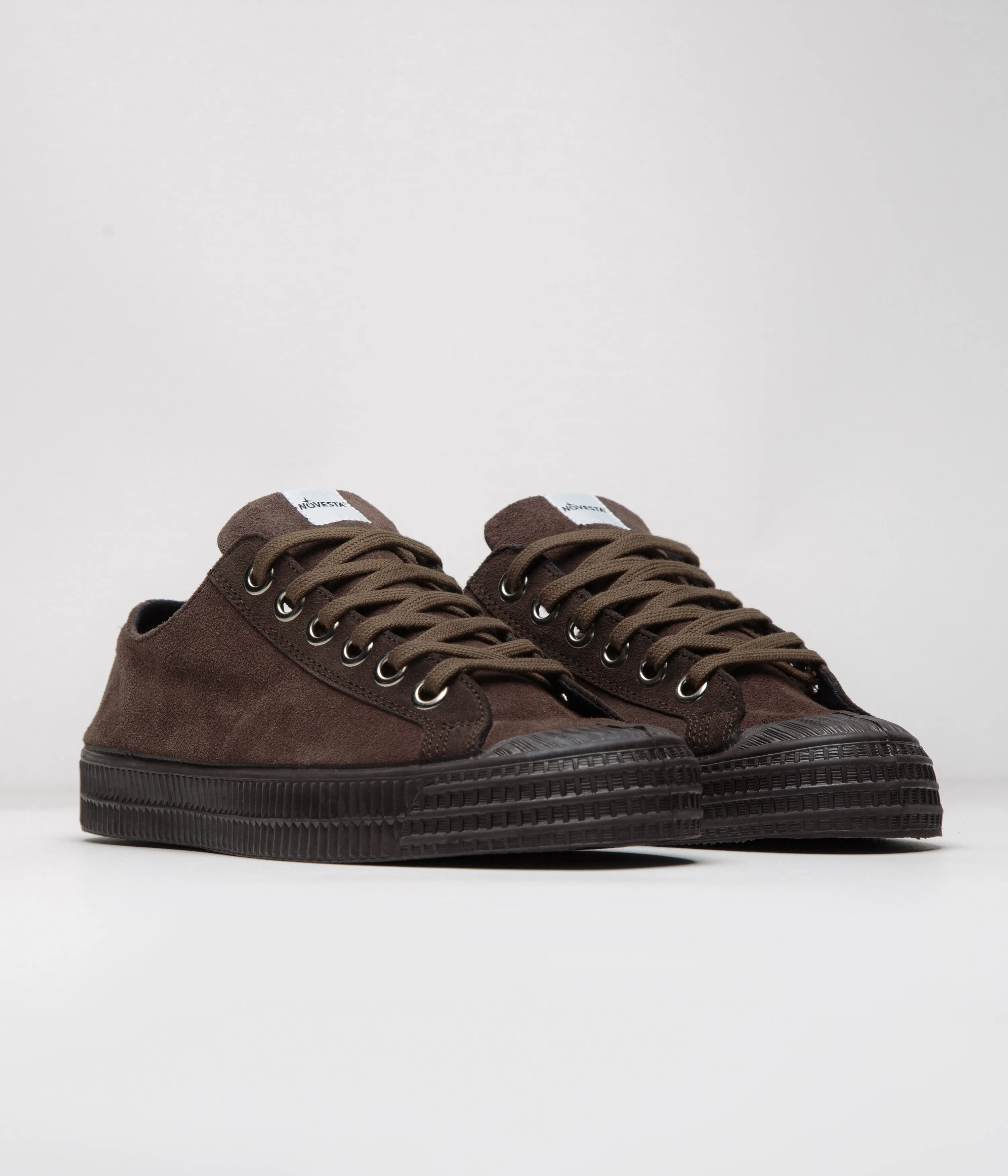 Novesta Star Master Suede Shoes - Double Brown