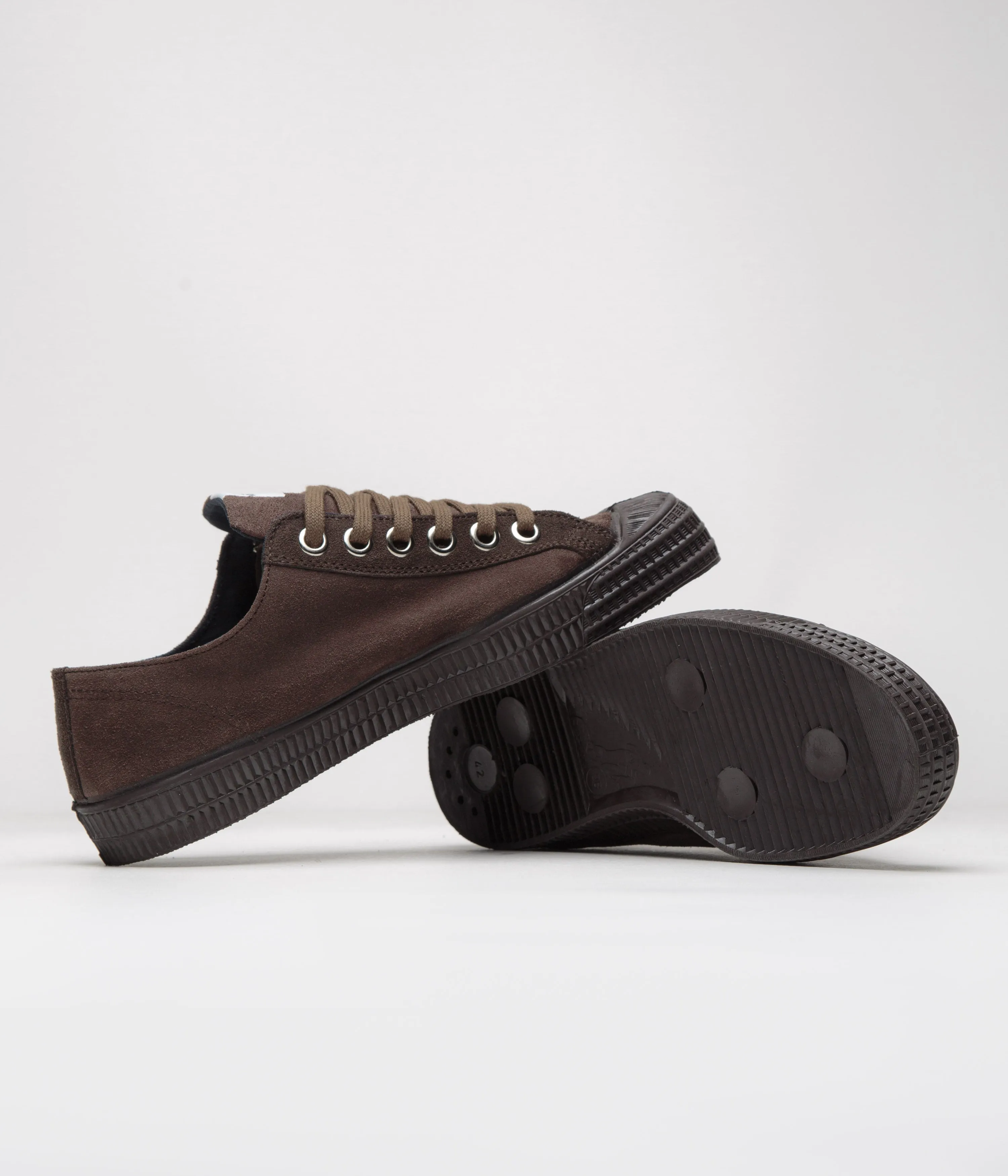 Novesta Star Master Suede Shoes - Double Brown