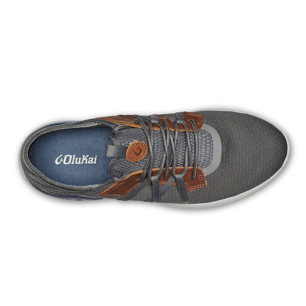 Olukai Men's Mio Li Casual Sneaker - Pavement/Vintage Indigo 10440-PVVI