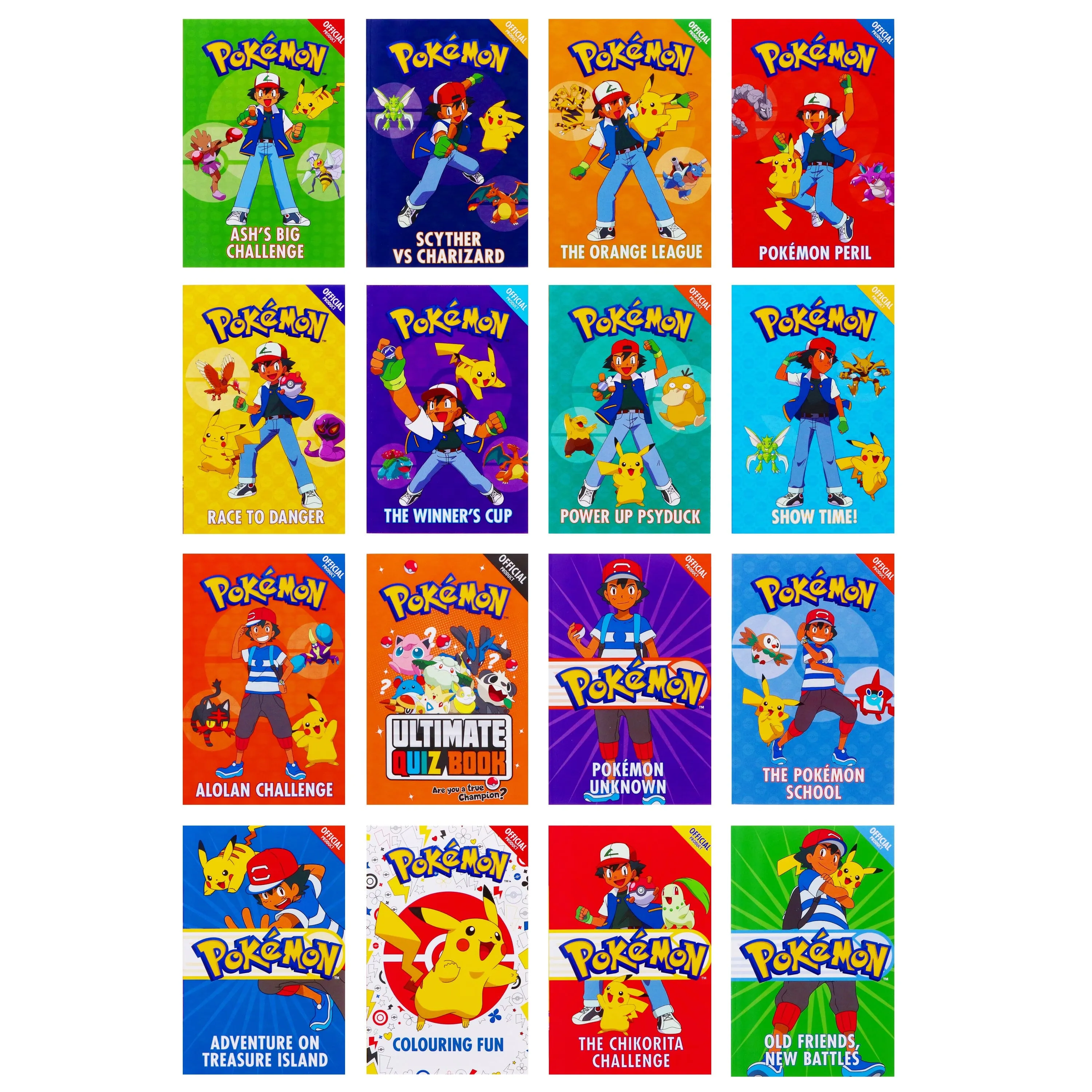 Pokemon Colossal Collection 16 Books Box Set By Tracey West - Ages 5-8 - Paperback