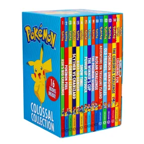 Pokemon Colossal Collection 16 Books Box Set By Tracey West - Ages 5-8 - Paperback