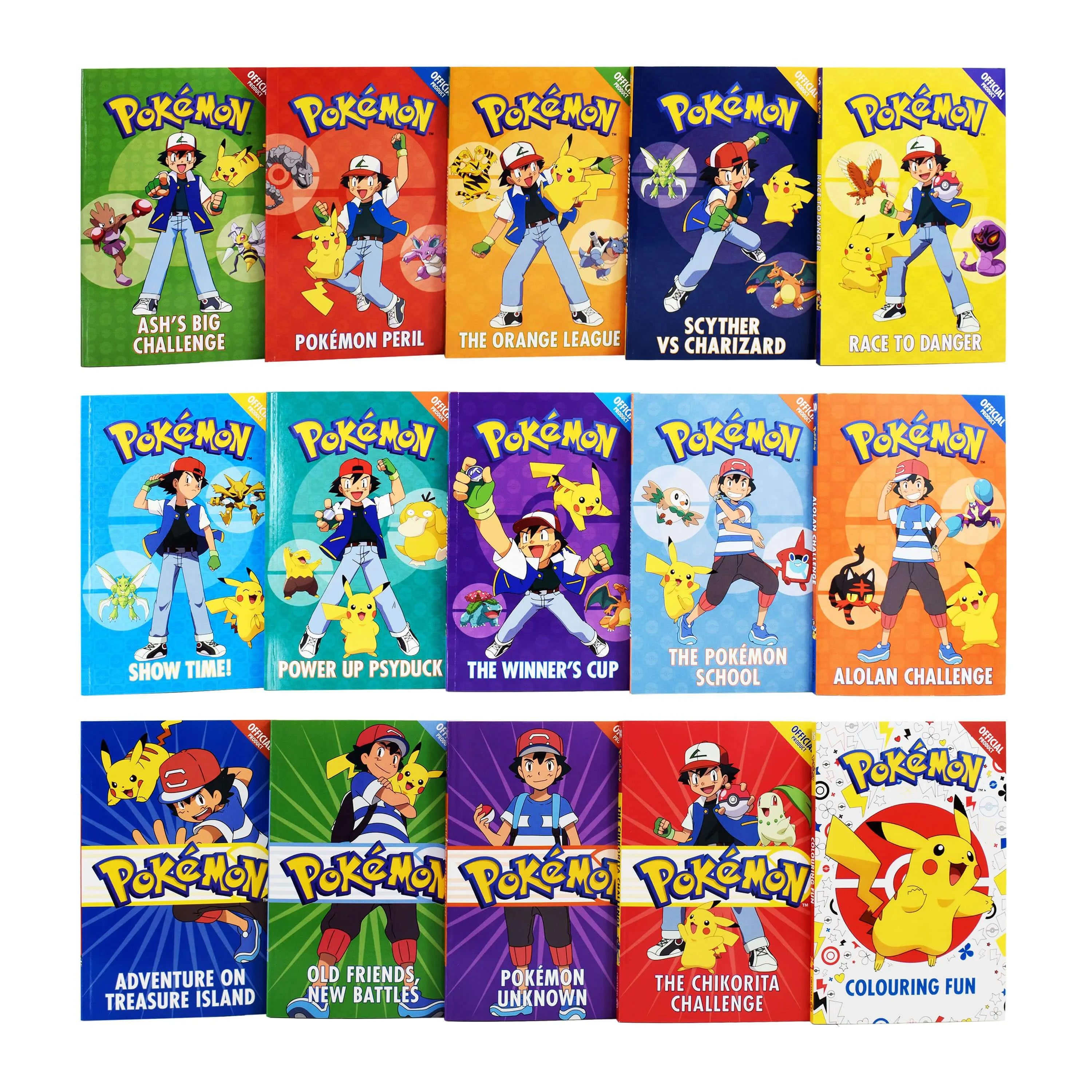 Pokemon Super Collection Series By Tracey West Books 1-15 Box Set - Ages 9-14 - Paperback