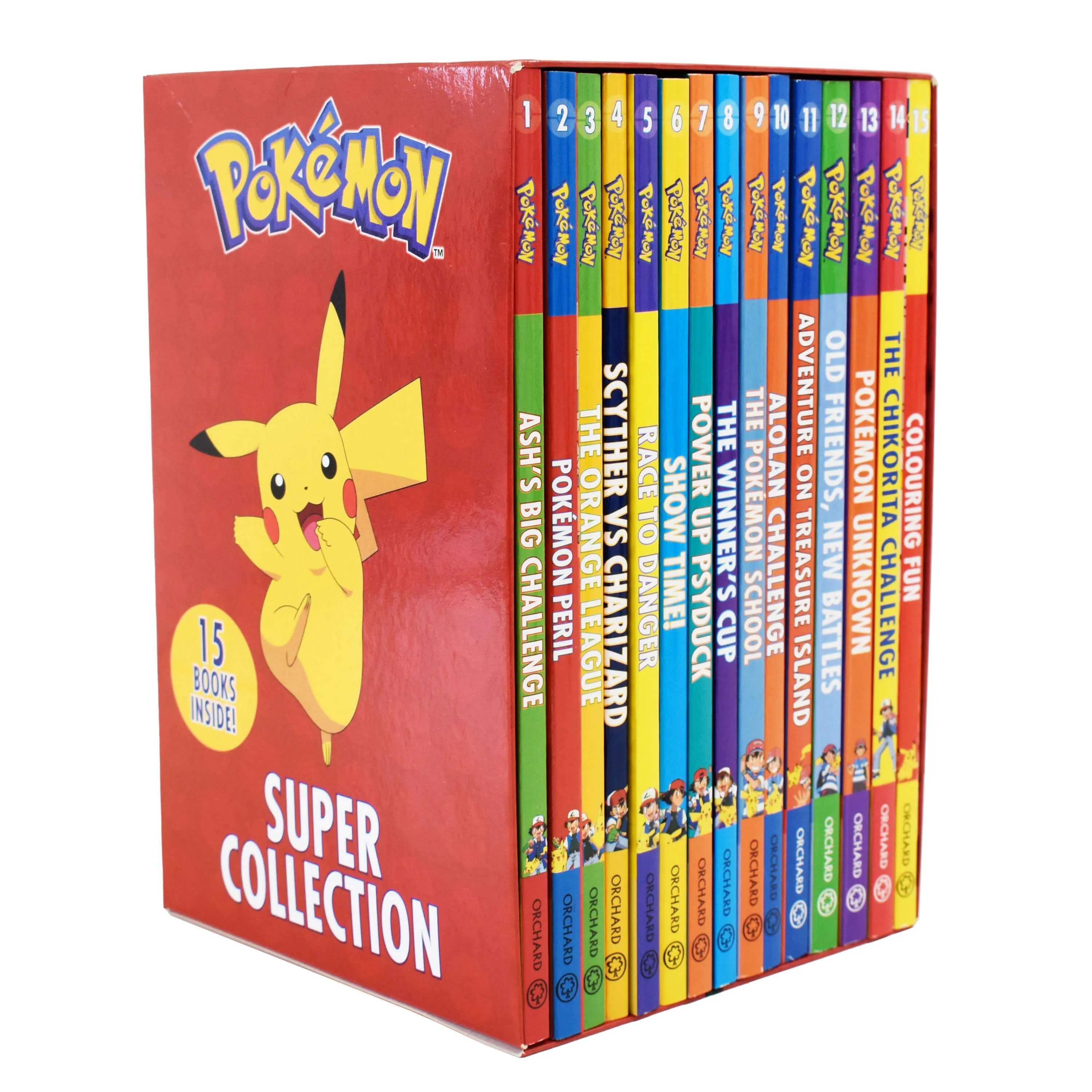 Pokemon Super Collection Series By Tracey West Books 1-15 Box Set - Ages 9-14 - Paperback