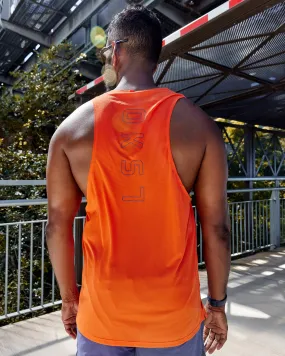 Race Day Tank - Ultra Orange-Future Dusk