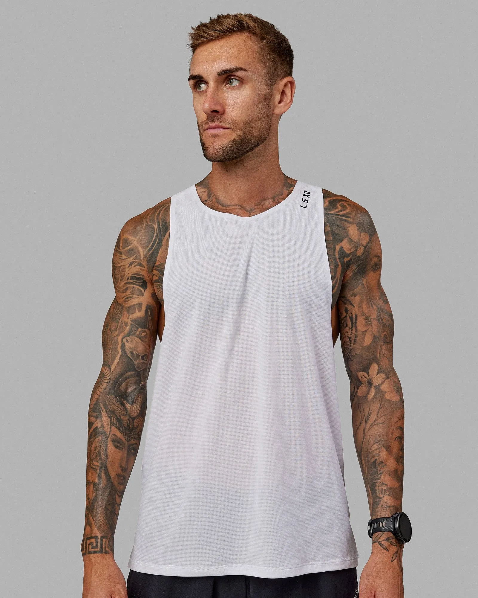 Race Day Tank - White